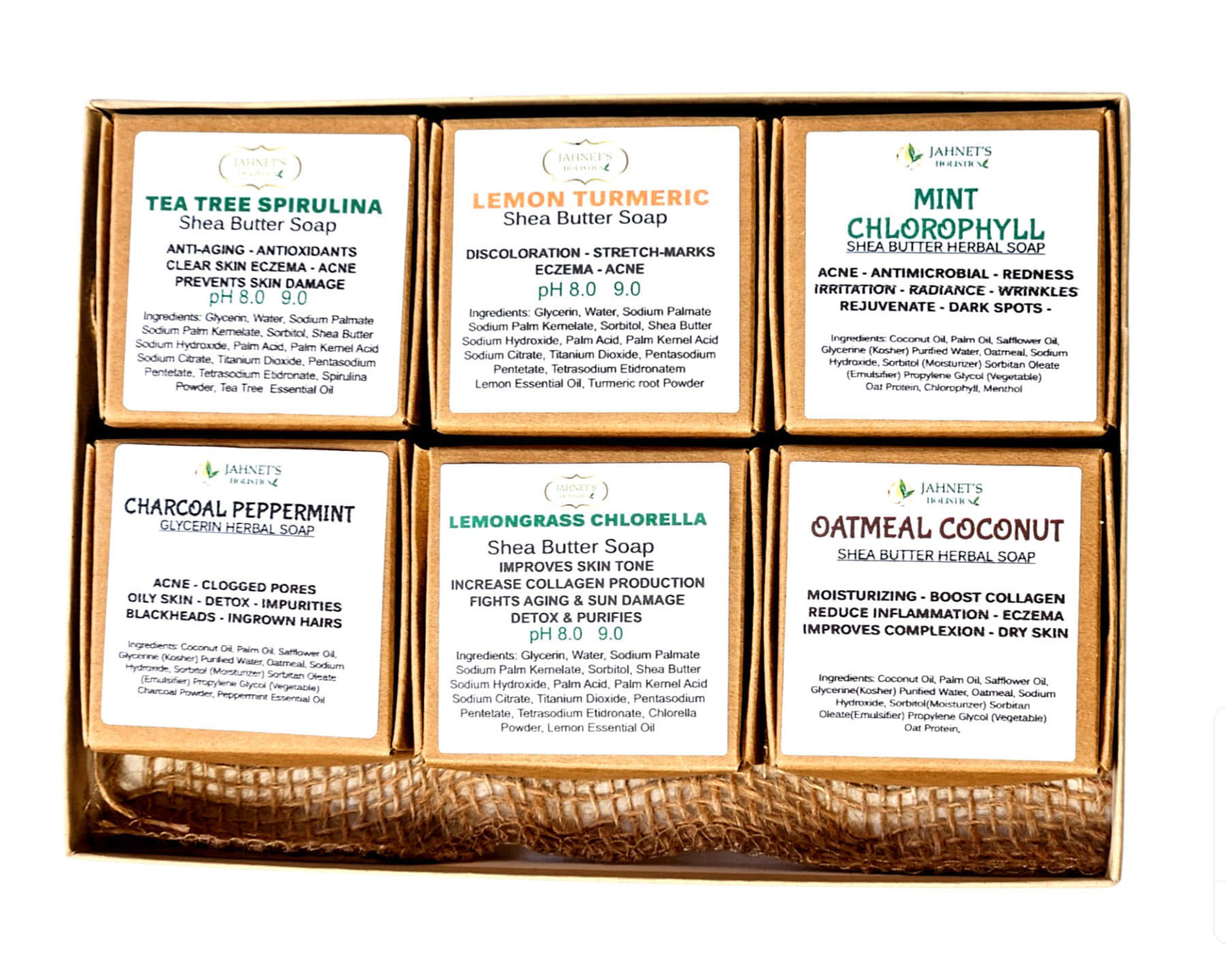 6 SOAP SAMPLE COLLECTION
