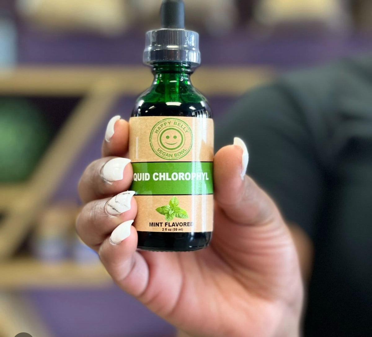 Liquid Chlorophyll Drops | Internal Deodorizer, Skin Cleanser & Plant-Based Detox