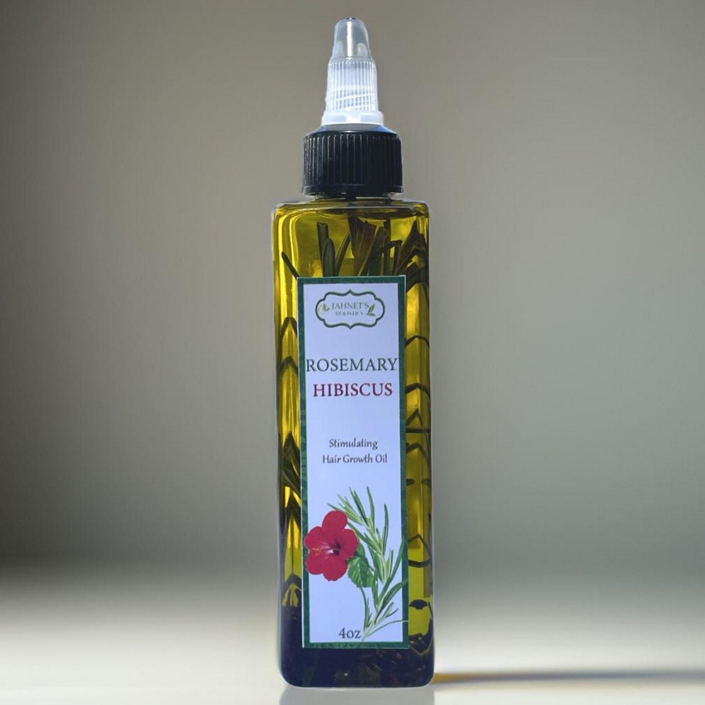 ROSEMARY HIBISCUS STIMULATING HAIR OIL (4oz)