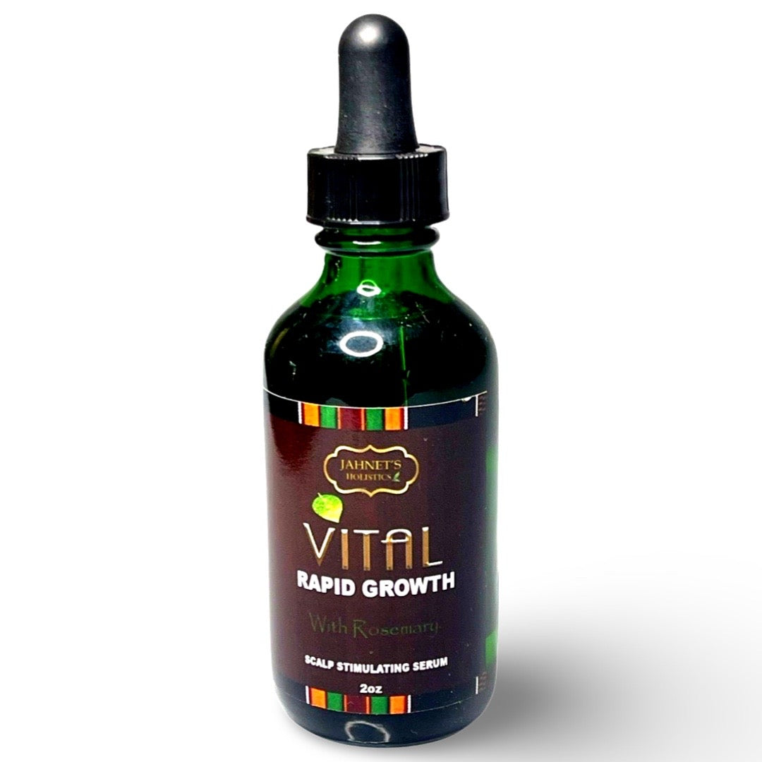 Herbal Vital Rapid Growth Hair Treatment | Natural Hair Growth Oil for Strong, Thicker Hair