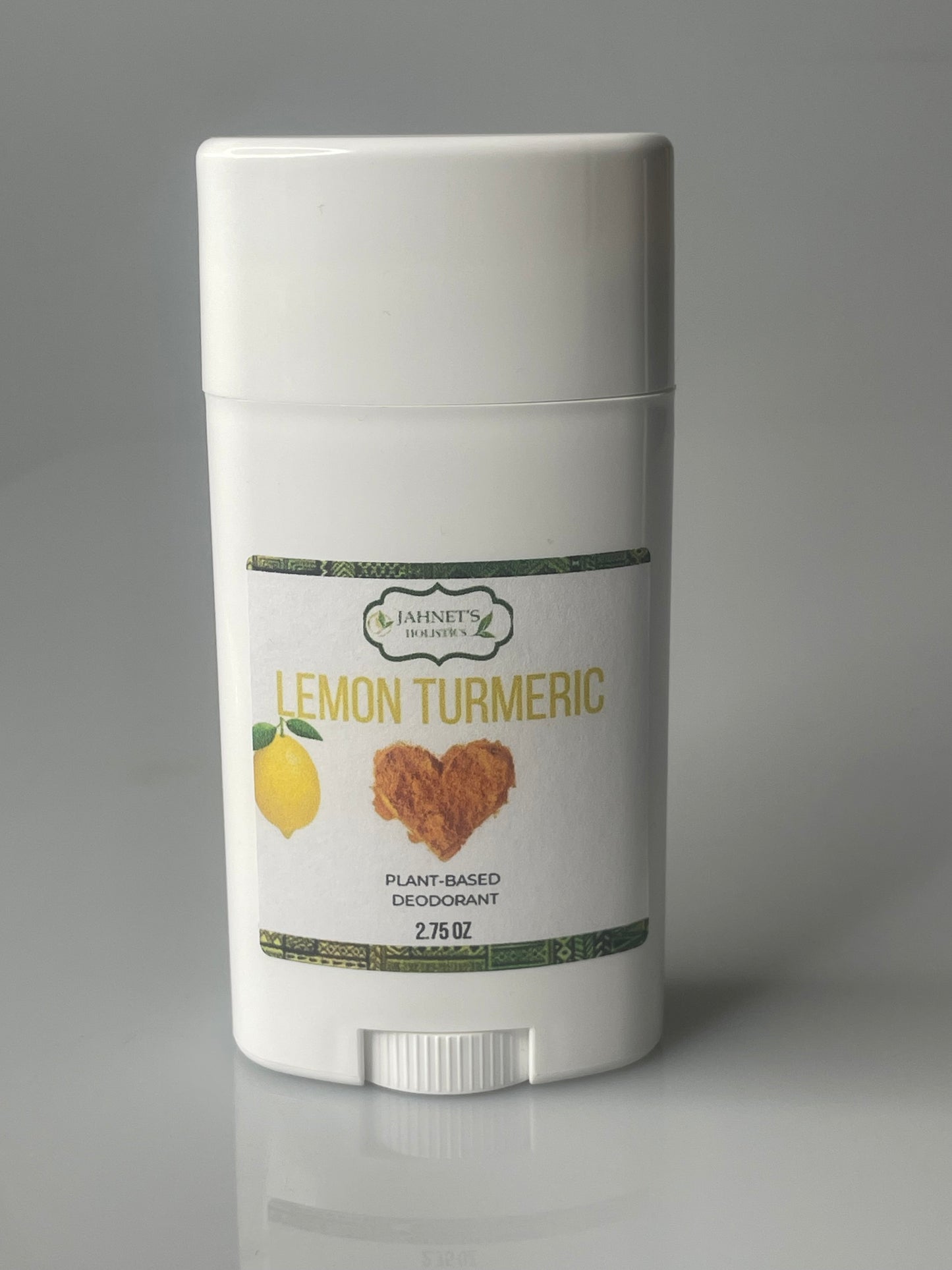 Lemon Turmeric Natural Deodorant – Aluminum-Free Plant-Based Odor Protection with Brightening Botanicals