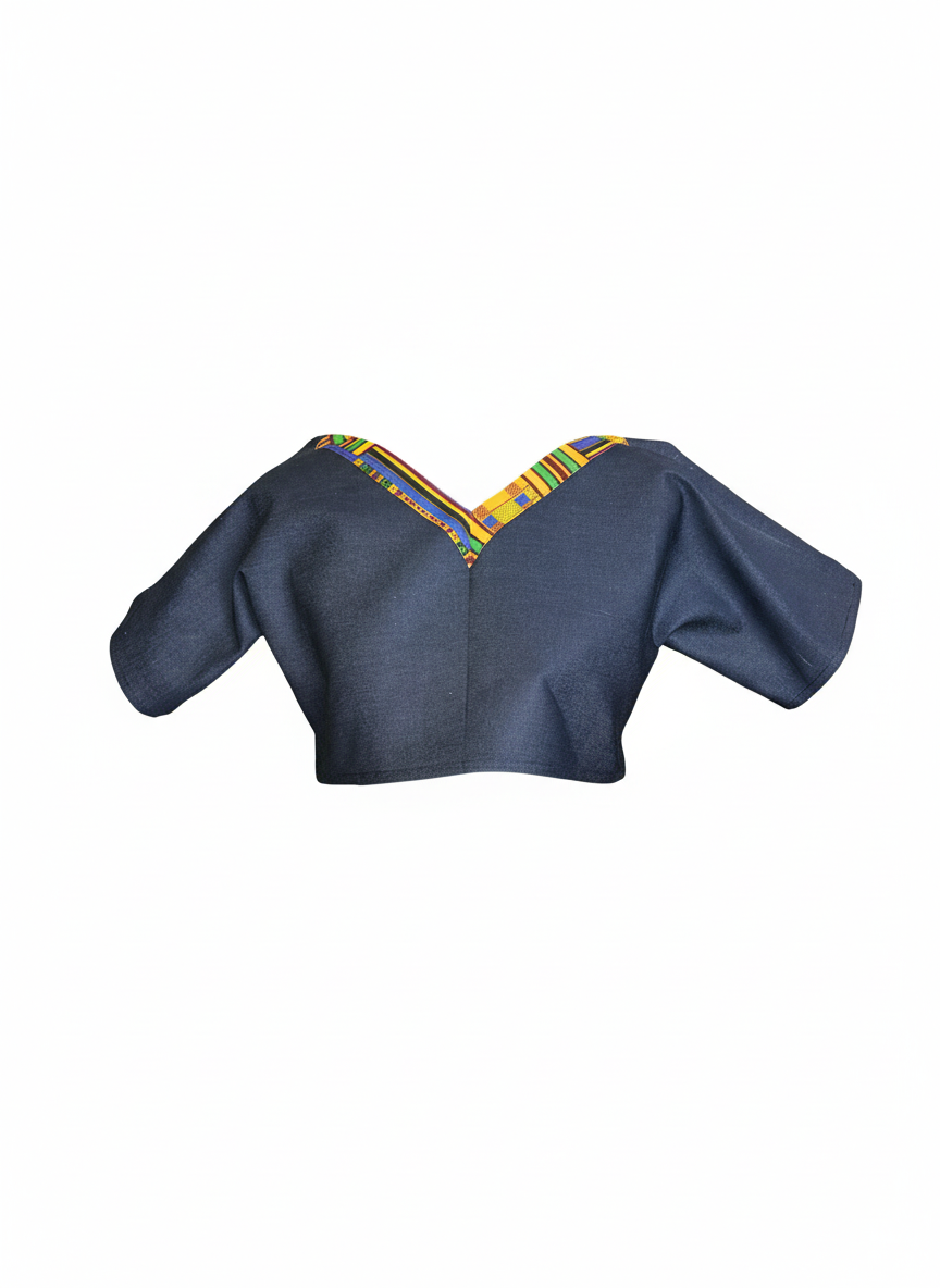 DENIM CROP TOP