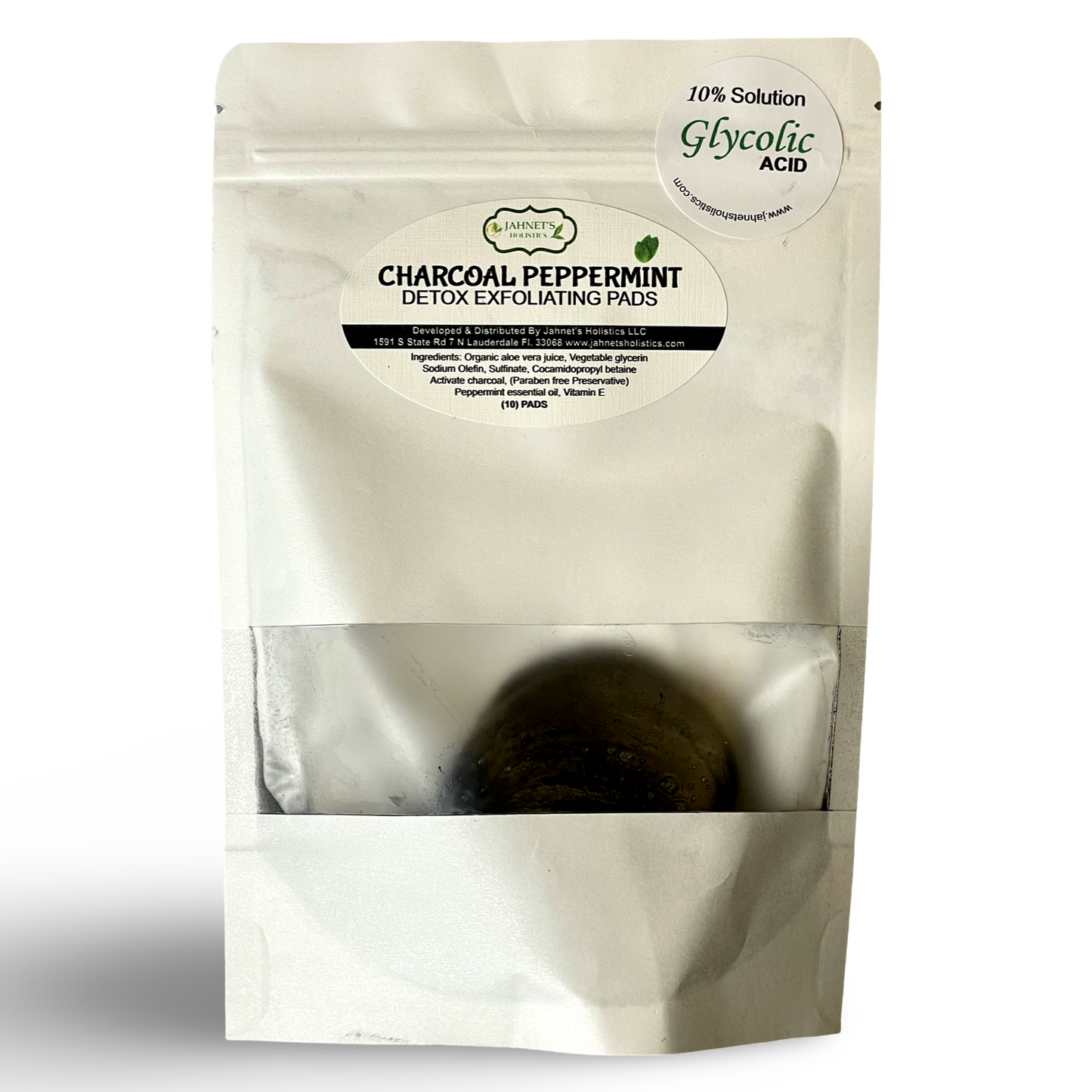 CHARCOAL PEPPERMINT DETOX EXFOLIATING FACIAL PADS