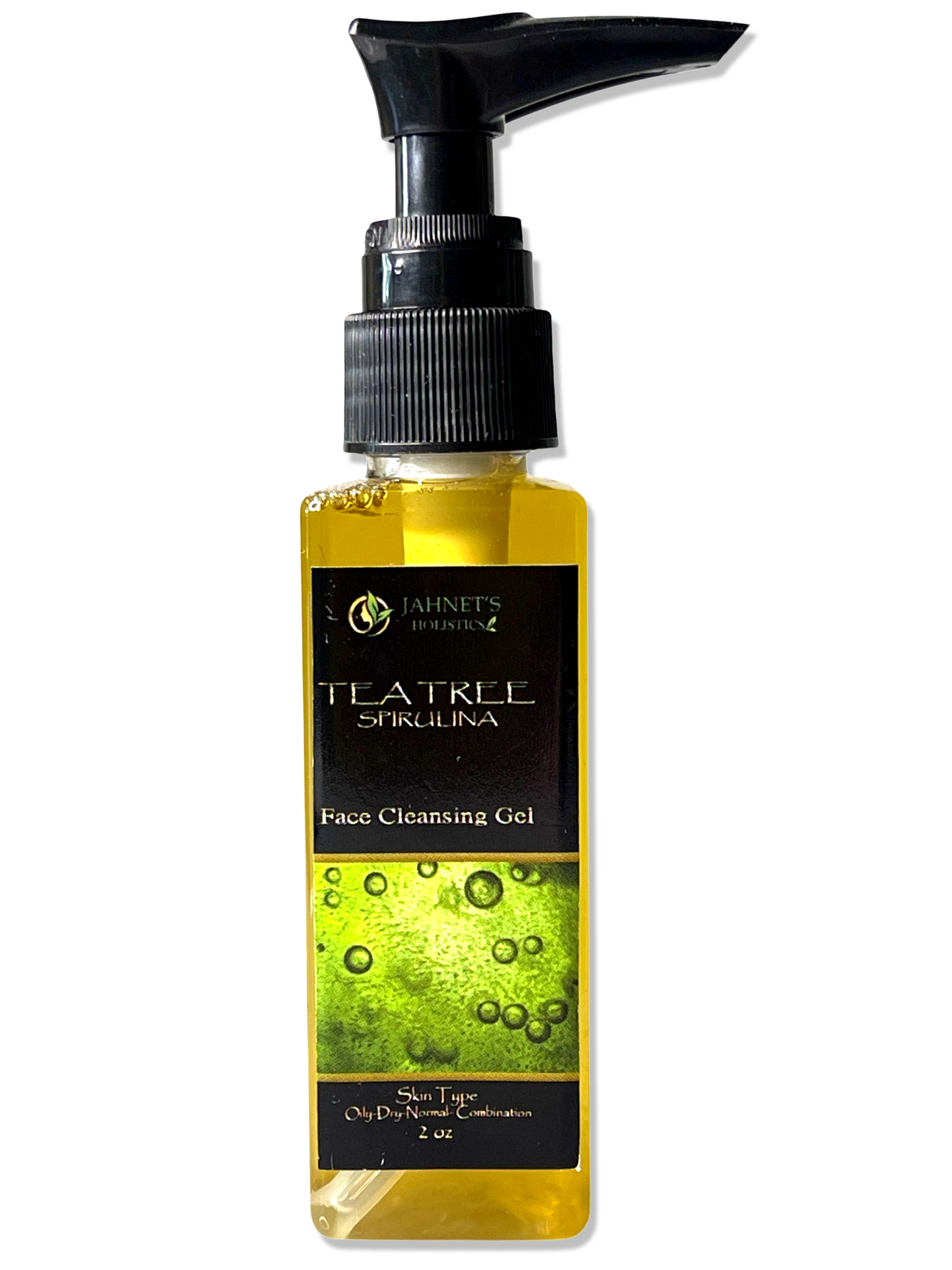 MINI TEA TREE SPIRULINA FACE CLEANSING GEL (2OZ)