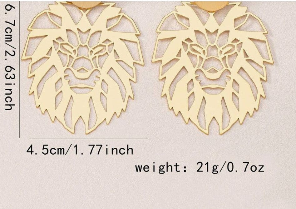 LION EARRINGS