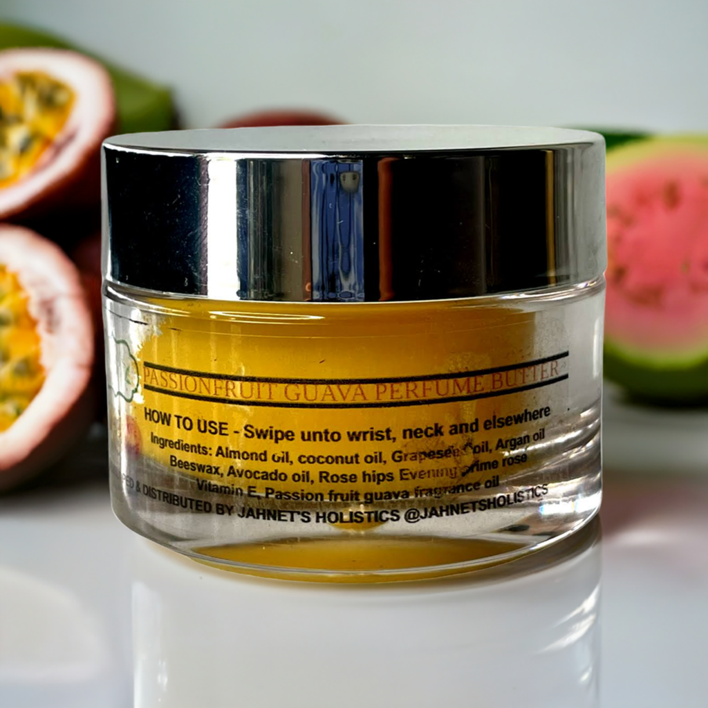 Passion Fruit Guava Solid Perfume | Natural Tropical Fragrance Balm |