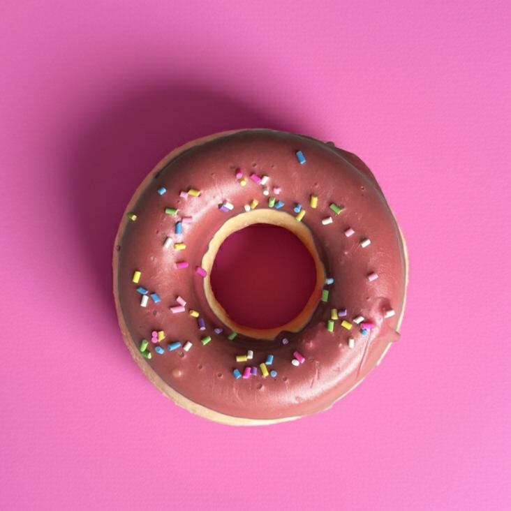 VANILLA WATERMELON DONUT SOAP BAR