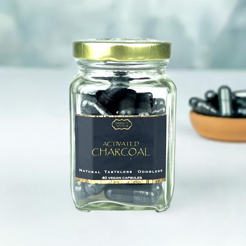 Activated Charcoal Supplement – Natural Detox Capsules for Bloating, Gas & Digestive Support