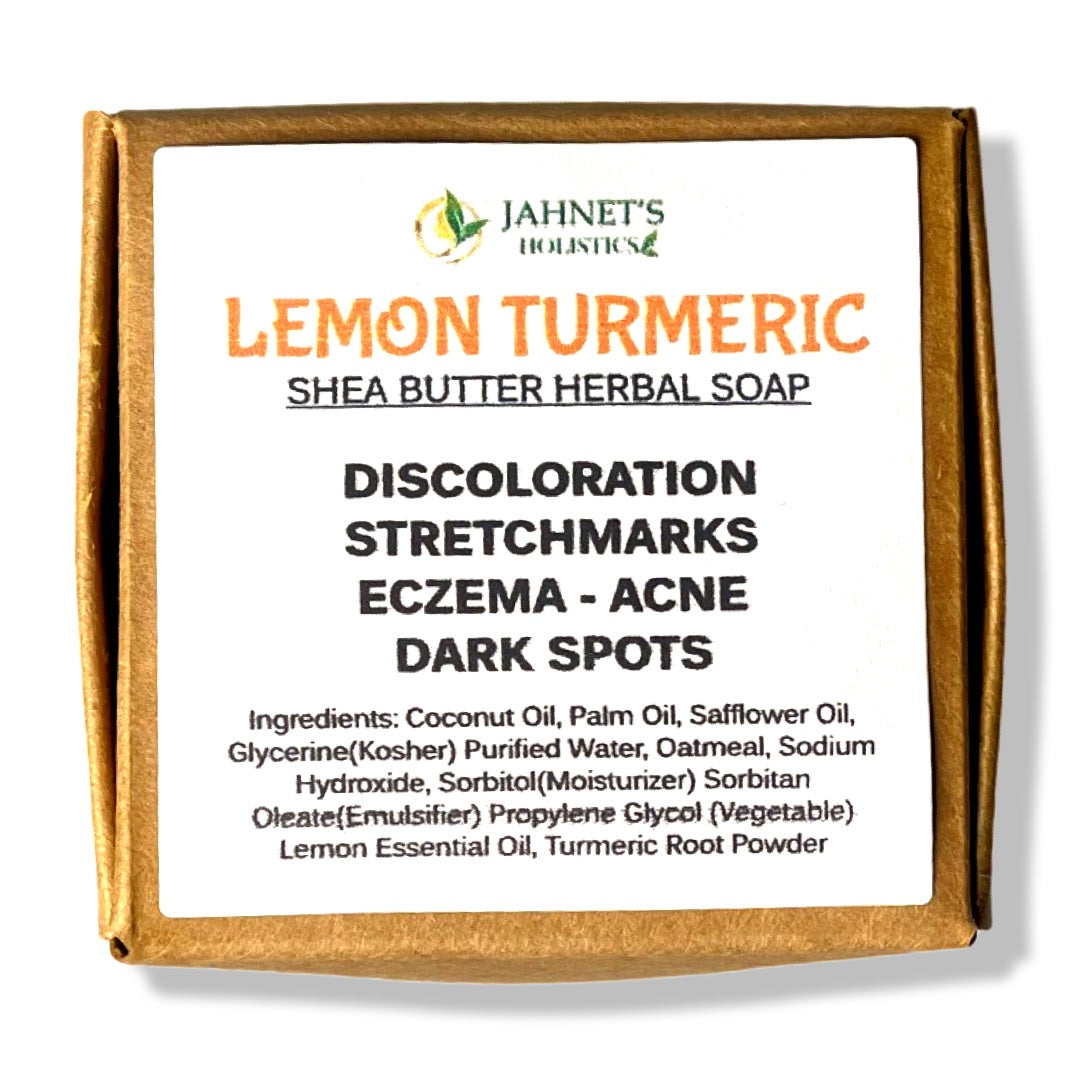 MINI LEMON TURMERIC HERBAL SOAP