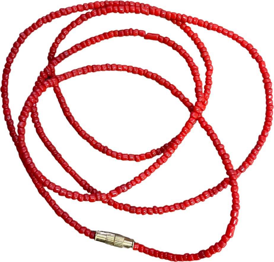RED WAIST BEADS
