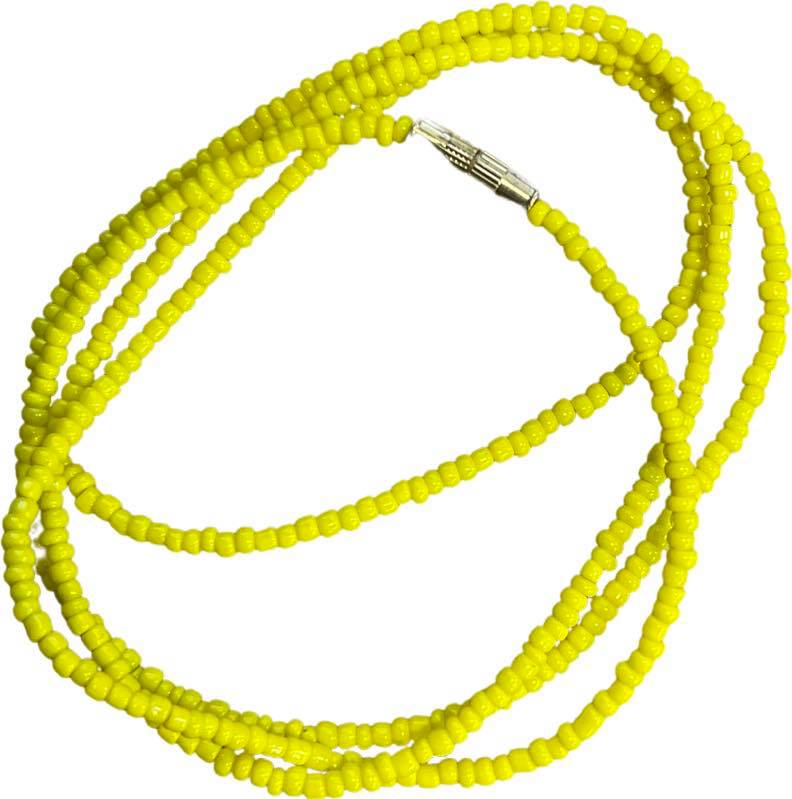 YELLOW WAIST BEADS