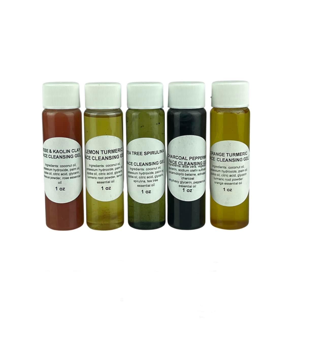 private facial cleansing gel sampler pack