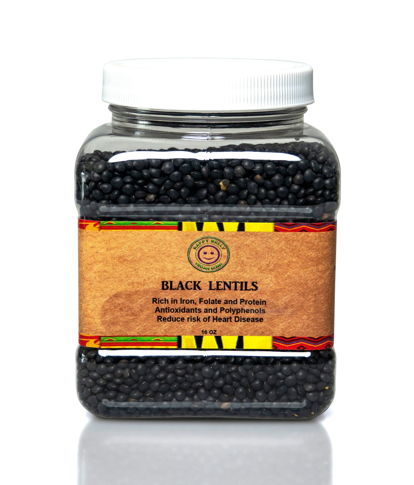 BLACK LENTILS (16OZ)