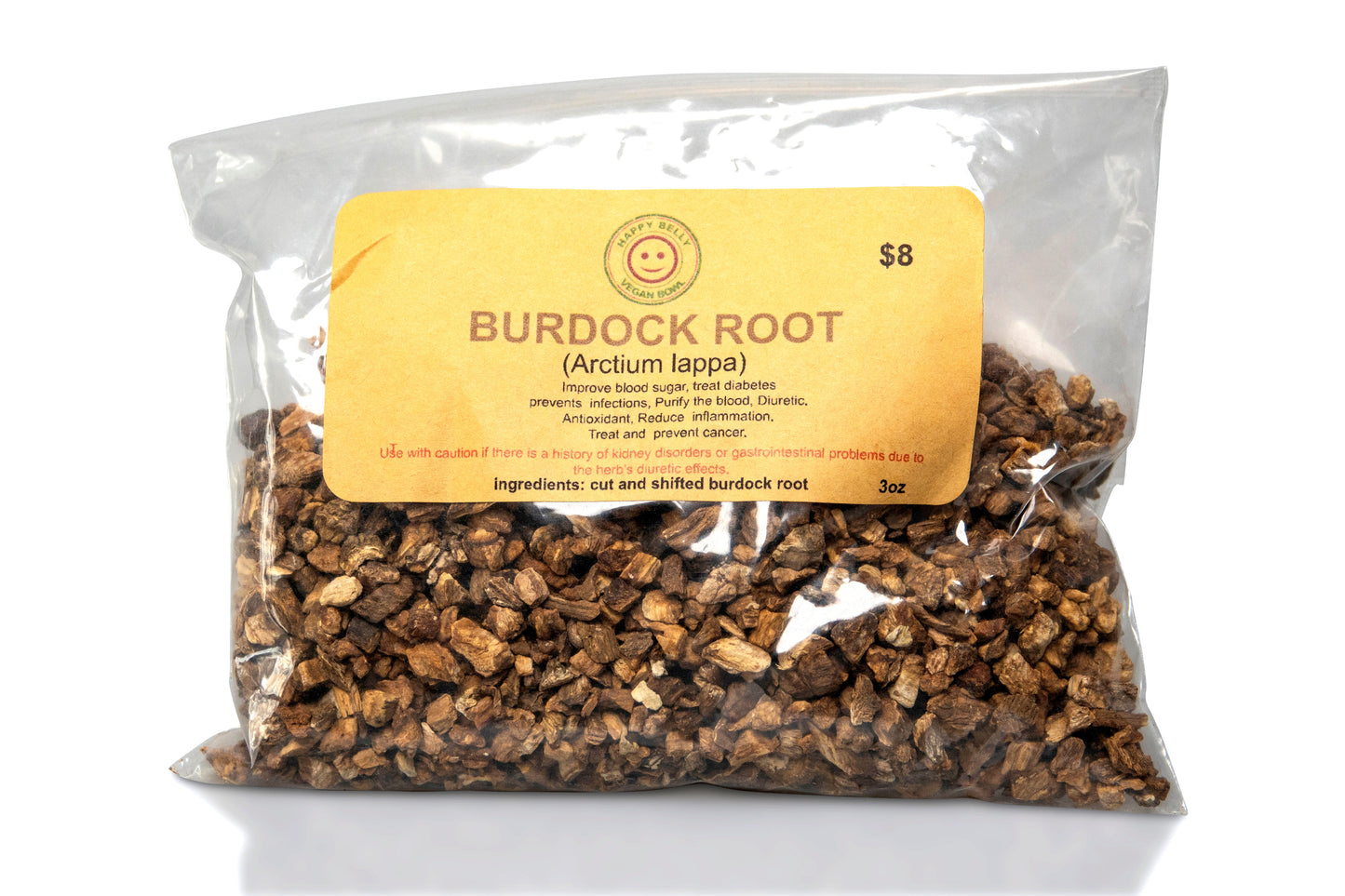 CUT & SHIFTED BURDOCK ROOT