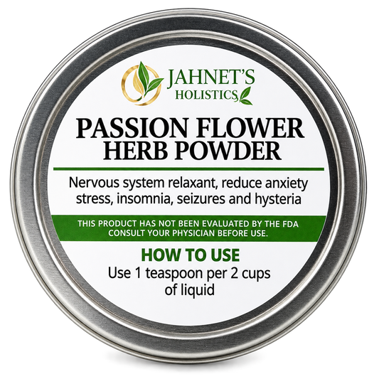 PASSIONFLOWER HERB POWDER | Natural Sleep & Anxiety Support Herbal Supplement | Calm & Relaxation Tea Herb (Passiflora Incarnata)