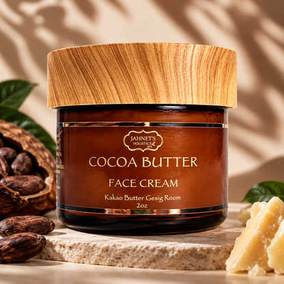 Cocoa Butter Face Cream | Hydrating Moisturizer for Dry Skin, Dark Spots & Hyperpigmentation | Plant-Based Skincare