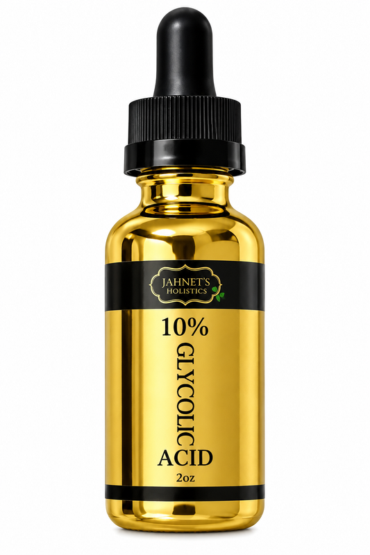 Glycolic Acid 10% Exfoliating Serum for Dark Spots, Acne Scars & Glowing Skin | Plant-Based AHA Treatment