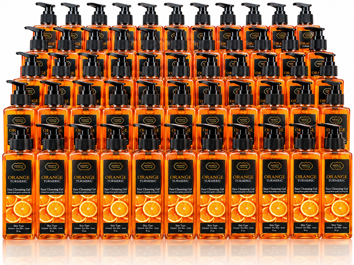 ORANGE TURMERIC CLEANSING GEL  LOT – 50 PIECES 🔥
