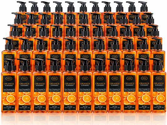 ORANGE TURMERIC CLEANSING GEL  LOT – 50 PIECES 🔥