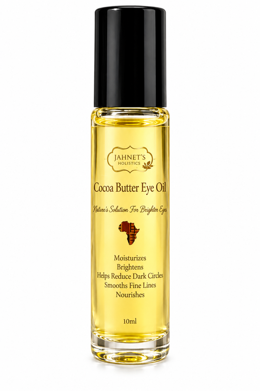 Cocoa Butter Eye Serum for Dark Circles, Puffiness & Fine Lines – Hydrating Plant-Based Anti-Aging Treatment