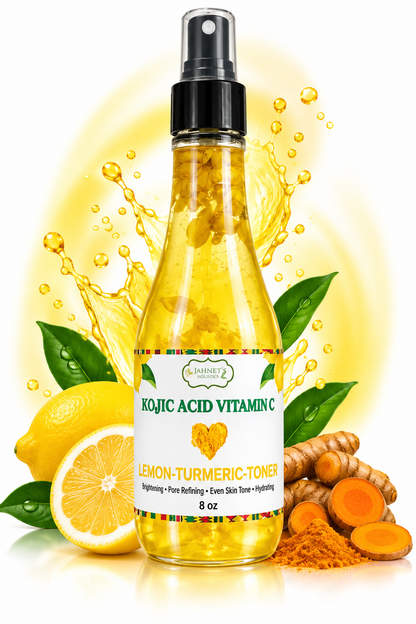 KOJIC ACID VITAMIN C LEMON TURMERIC TONER