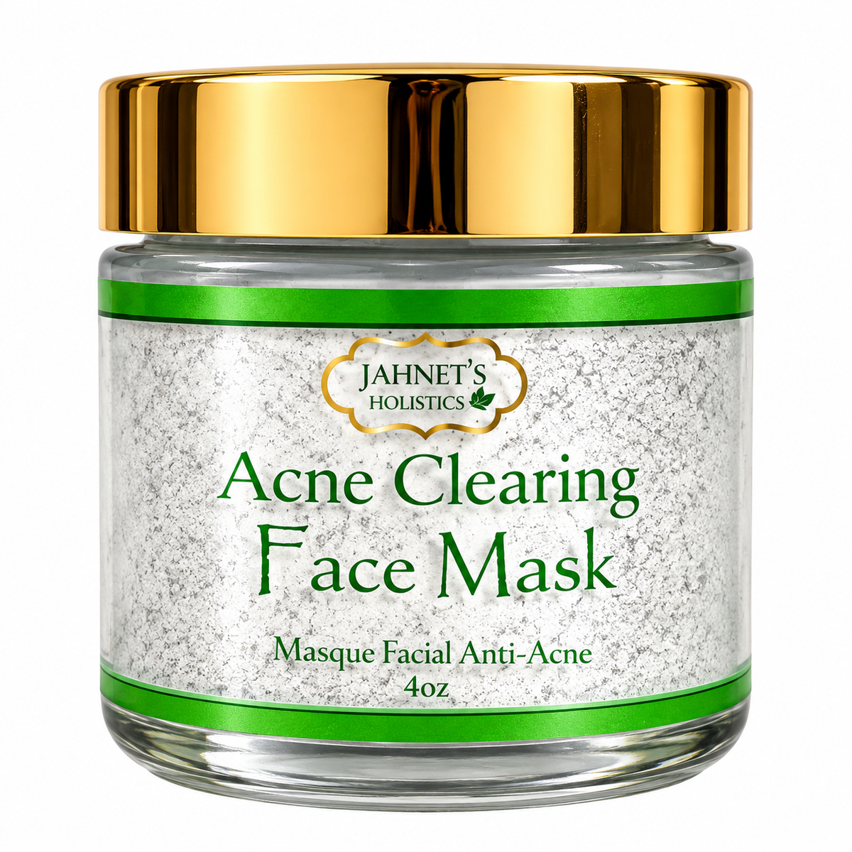 Acne Clearing Detox Face Mask – Activated Charcoal, Purple Sea Moss & Botanical Acne Treatment Mask
