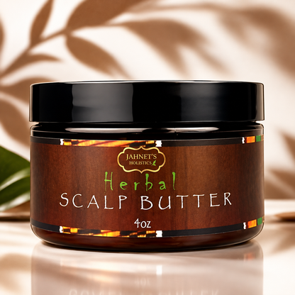 Rosemary & Spirulina Herbal Scalp Butter for Hair Growth, Dry Scalp Relief & Strengthening Hair Follicles