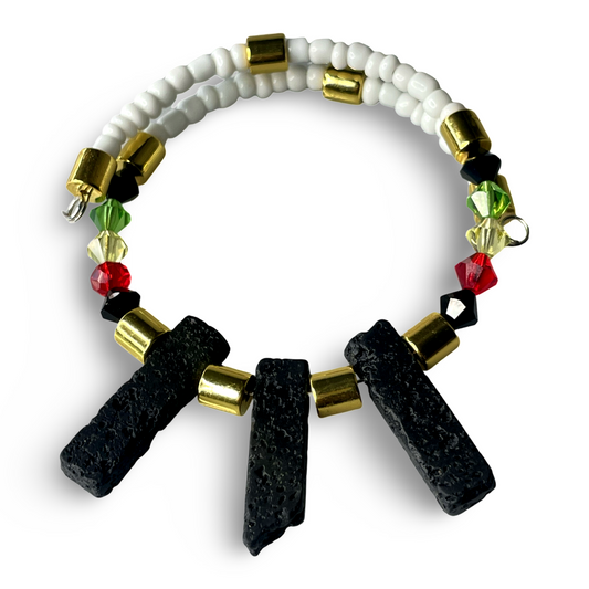 BLACK SPIKE BRACELET