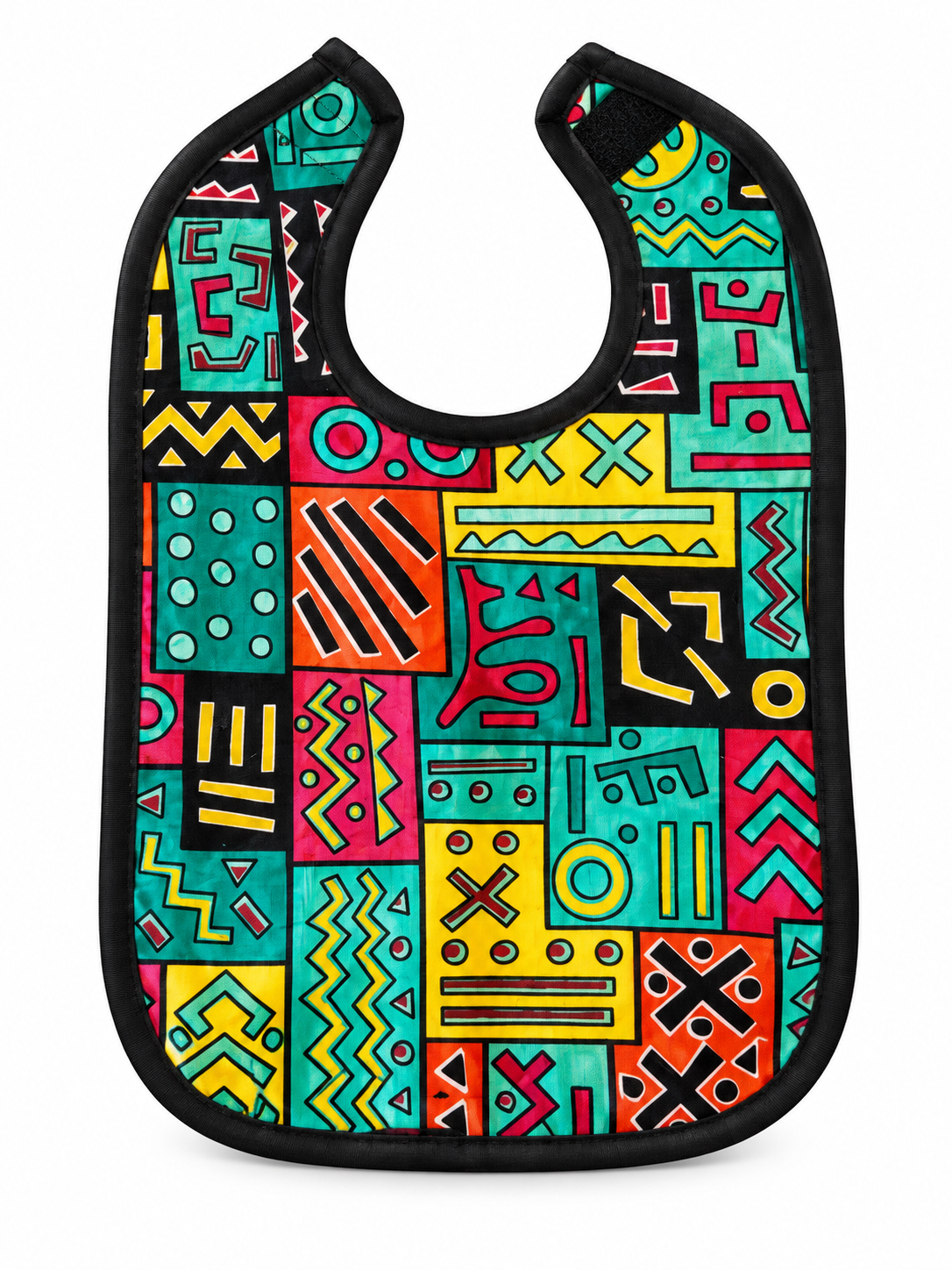 ORANGE KENTE BIB