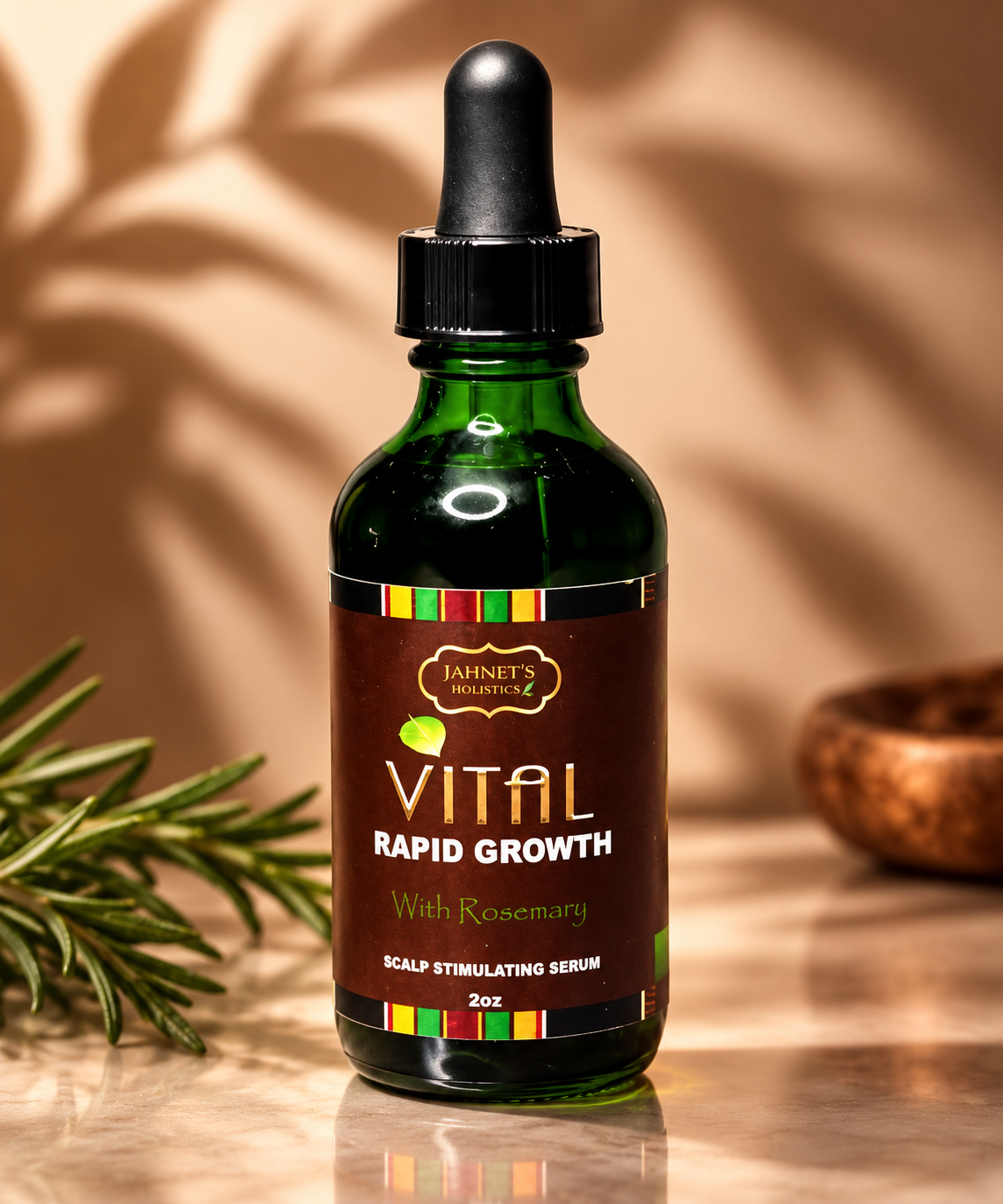 Vital Rapid Growth Hair Treatment | Natural Hair Growth Oil for Strong, Thicker Hair