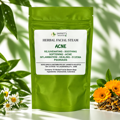 Acne Herbal Facial Steam – Chamomile & Calendula Pore Detox Steam for Acne-Prone Skin