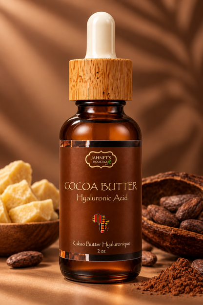 Cocoa Butter Hyaluronic Acid Serum for Deep Hydration, Anti-Aging & Glowing Skin
