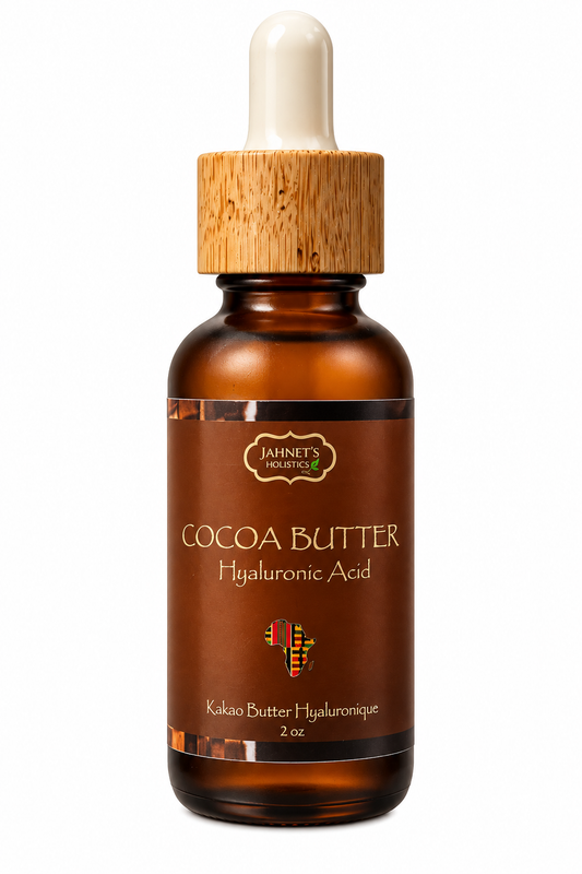 Cocoa Butter Hyaluronic Acid Serum for Deep Hydration, Anti-Aging & Glowing Skin