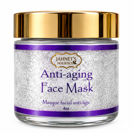 Anti-Aging Purple Sea Moss Face Mask | Hibiscus + Spirulina Collagen-Boosting Treatment