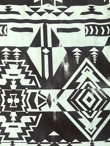 High-Waisted African Print Pencil Skirt