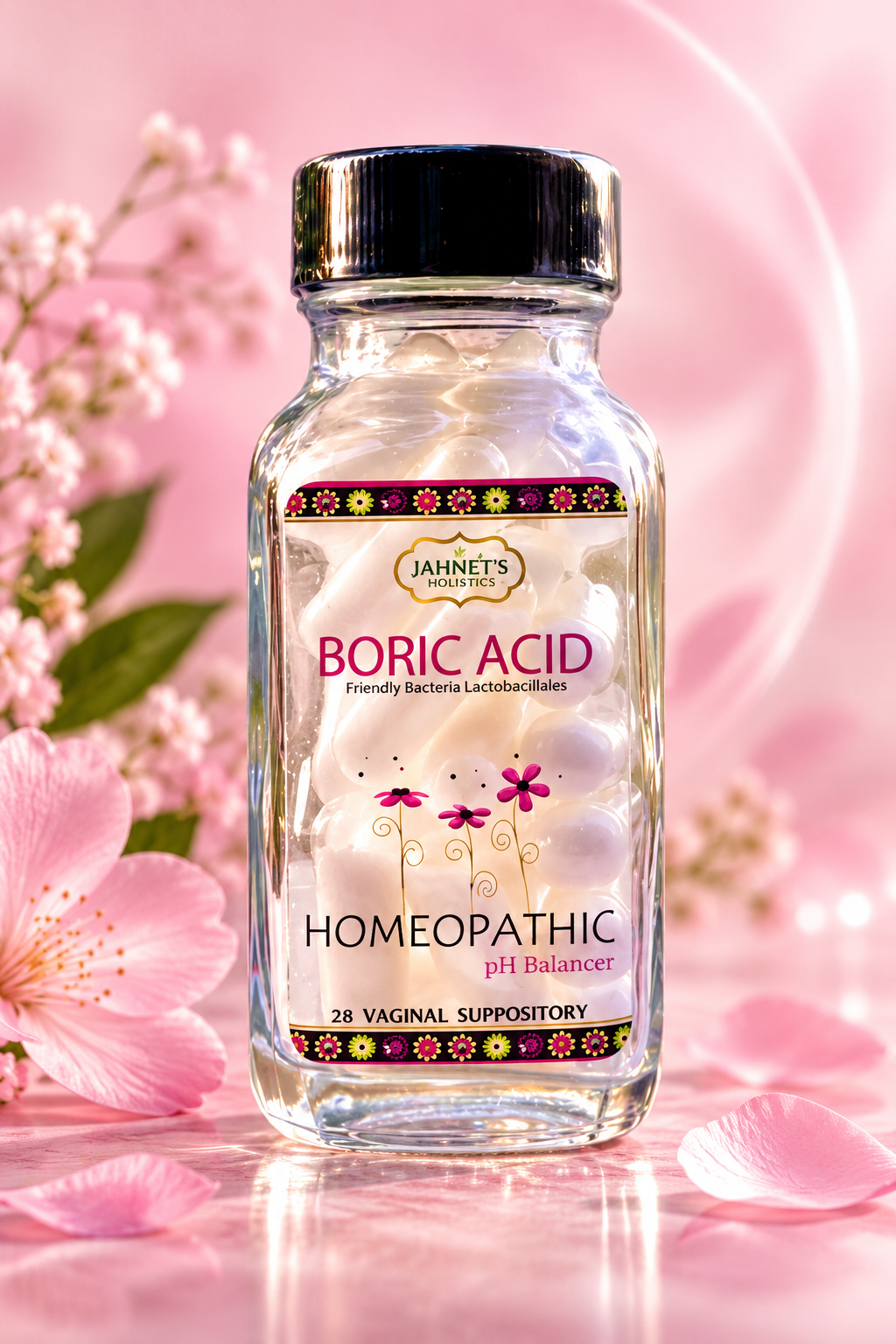 Boric Acid Suppositories for Vaginal pH Balance | Natural Feminine Care | Jahnet’s Holistics
