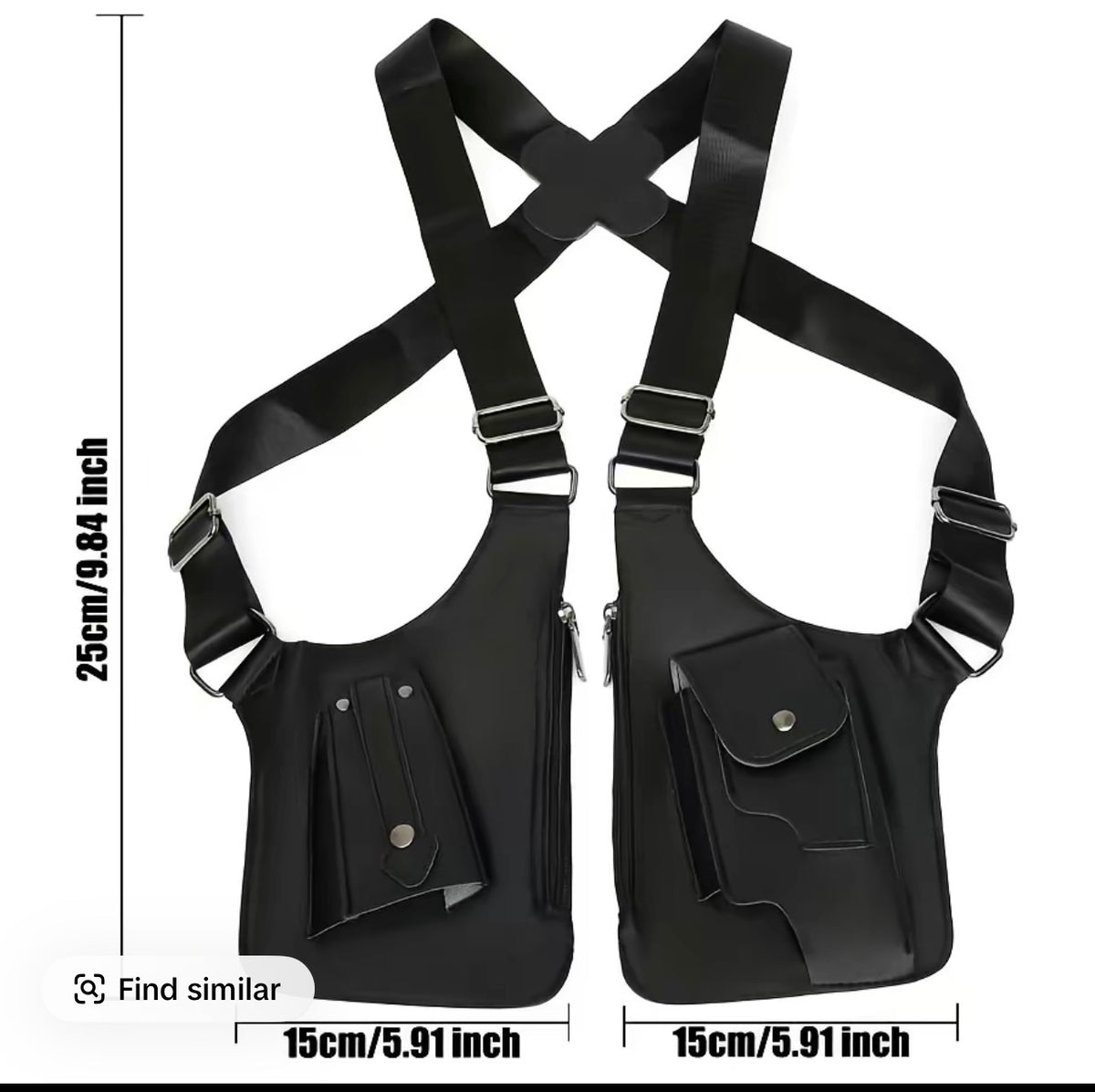 Urban Utility Crossbody Chest Harness Bag