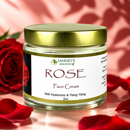 Best Rose hyaluronic acid face cream for glowing skin