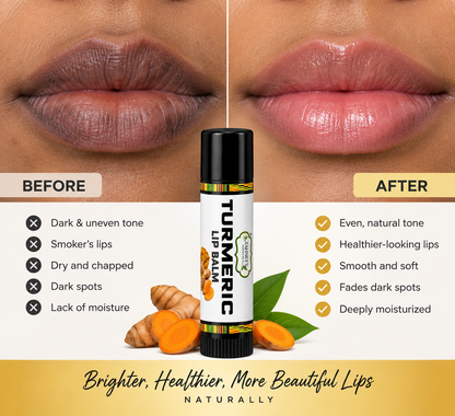 Turmeric Lip Balm for Dark Lips