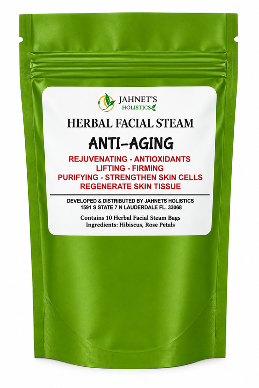Anti-Aging Herbal Facial Steam – Hibiscus & Rose Petals for Glowing, Youthful Skin