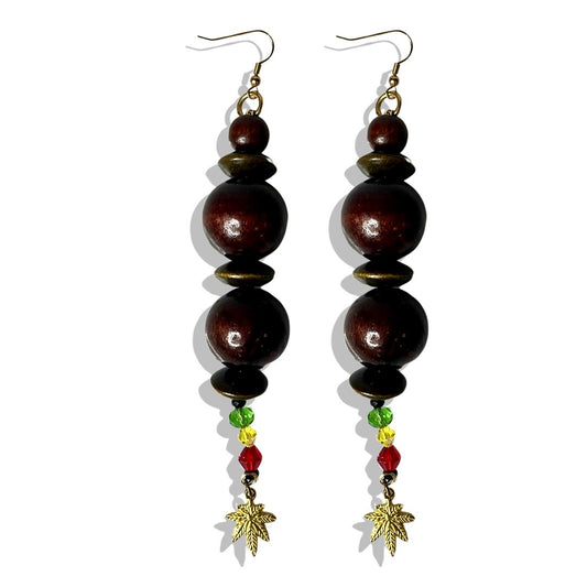 RASTA BALL EARRING