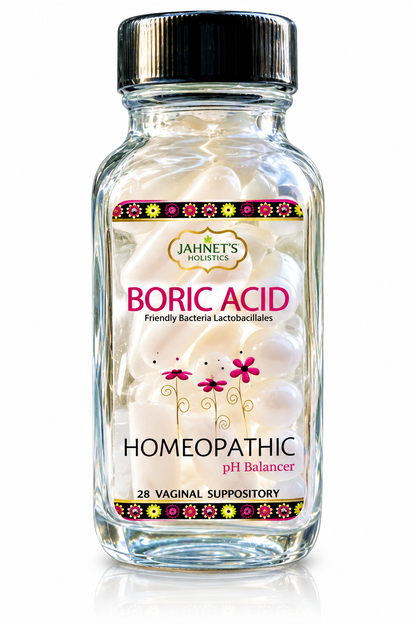 Boric Acid Suppositories for Vaginal pH Balance | Natural Feminine Care | Jahnet’s Holistics