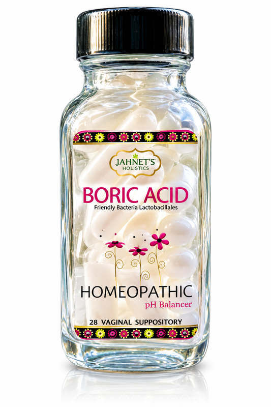 Boric Acid Suppositories for Vaginal pH Balance | Natural Feminine Care | Jahnet’s Holistics