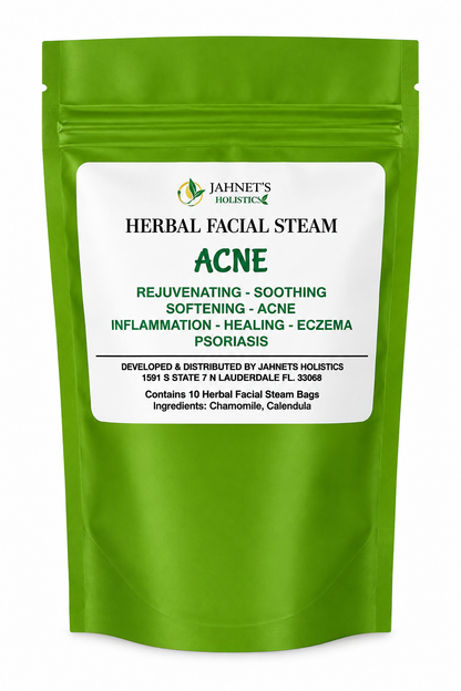 Acne Herbal Facial Steam – Chamomile & Calendula Pore Detox Steam for Acne-Prone Skin