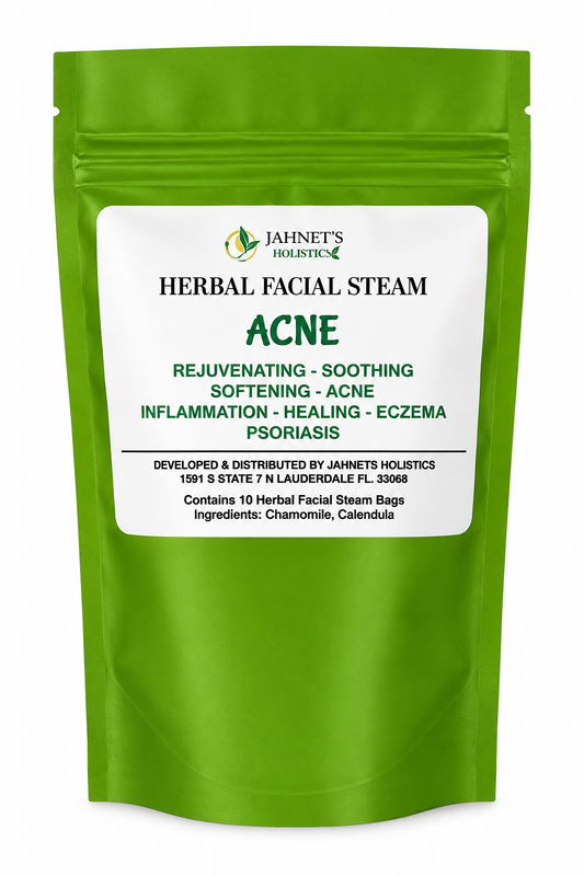 Acne Herbal Facial Steam – Chamomile & Calendula Pore Detox Steam for Acne-Prone Skin