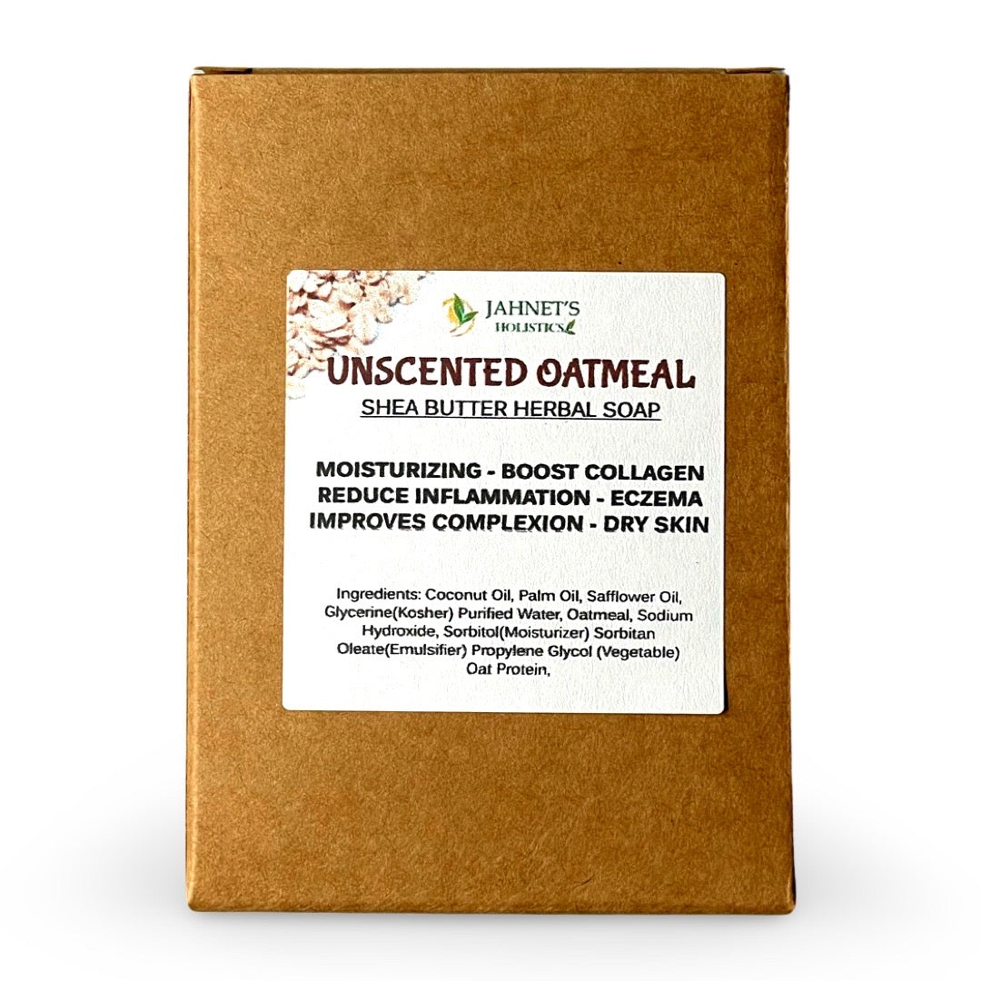 UNSCENTED OATMEAL HERBAL SOAP (travel size)