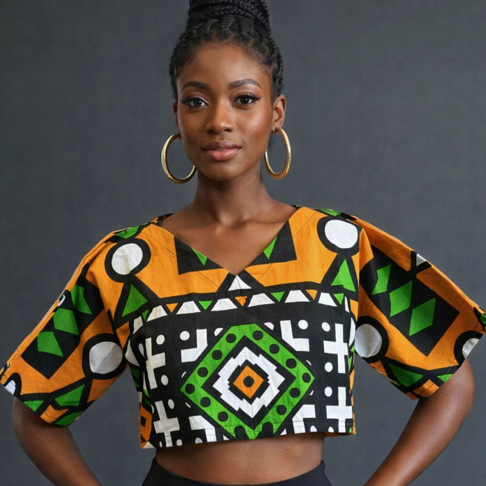KENTE CROP TOPS