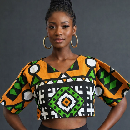 KENTE CROP TOPS