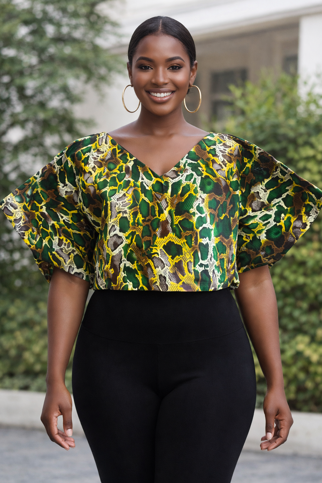 KENTE CROP TOPS