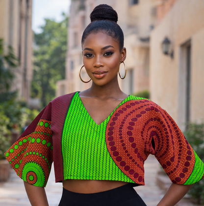 KENTE CROP TOPS